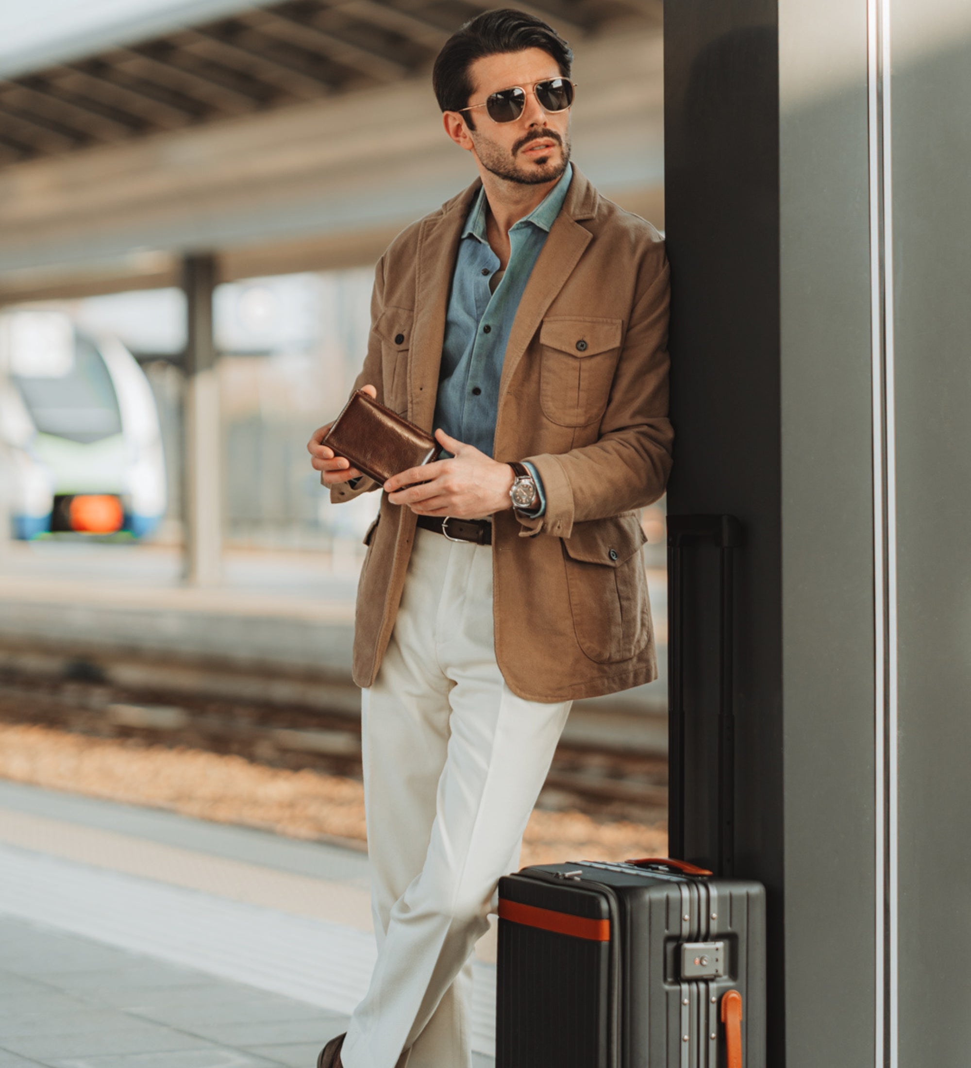 Kleine Reisepasshülle aus Leder - Gulliver's Travels