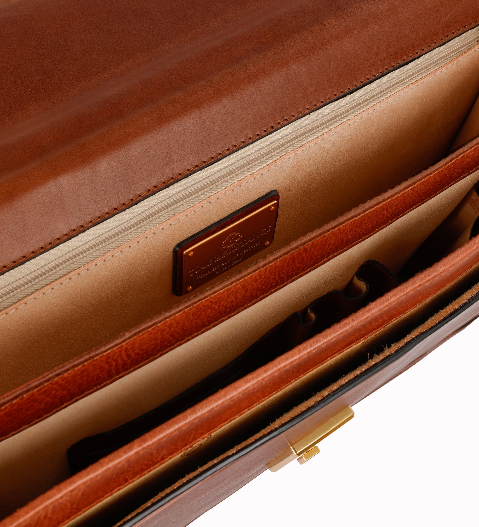 Große Aktentasche aus Leder - Invisible Man