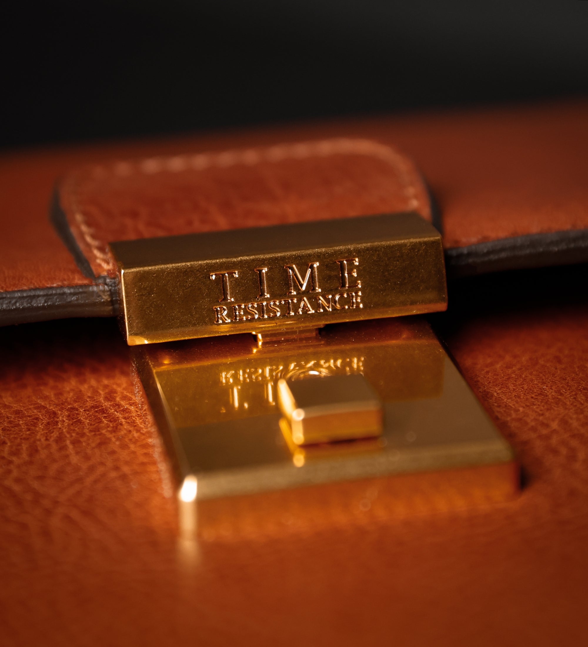 Große Aktentasche aus Leder - Invisible Man