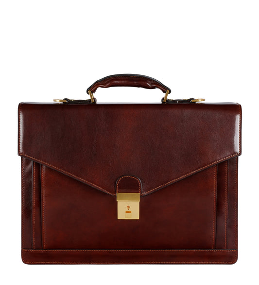 Aktentasche aus Leder im klassischen Design - The Magus