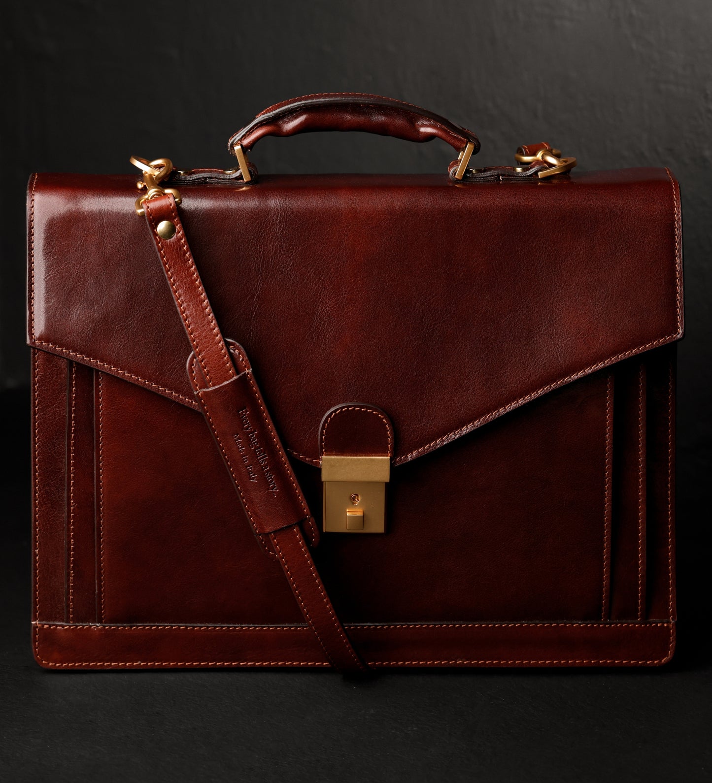Aktentasche aus Leder im klassischen Design - The Magus